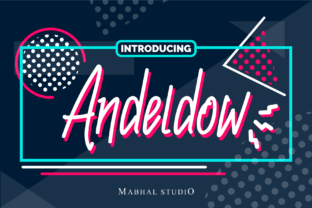 Andeldow: A Friendly Display Font for Small Business Branding