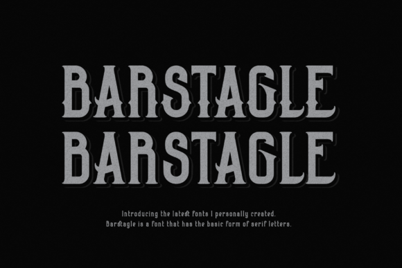 Barstagle: A Display Font That Elevates Digital Branding