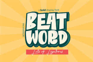 Beat Word: A Playful Display Font That Brings Handmade Charm to Life