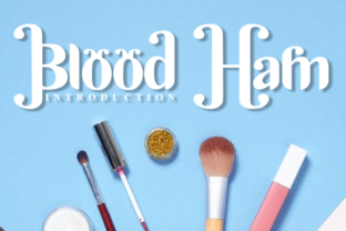 Blood Ham: A Bold Display Font for Editorial Impact