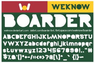 Boarder: A Bold Display Font for Handmade Creators