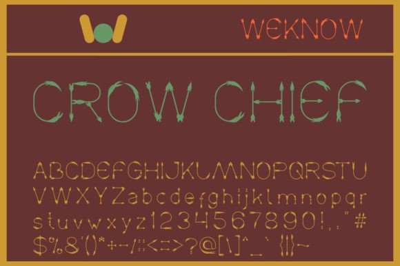 Crow Chief: A Display Font That Breathes Quiet Confidence