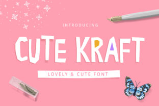 Cute Kraft: A Playful Display Font That Delivers Charm