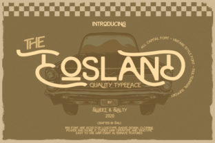 Eosland: A Playful Display Font for Digital Branding