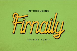 Firnaily: A Retro Display Font That Delivers Personality at a Glance