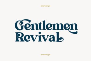 Gentlemen Revival: A Display Font That Elevates Your Brand Instantly