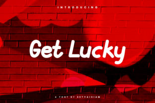 Get Lucky: A Display Font That Commands Attention