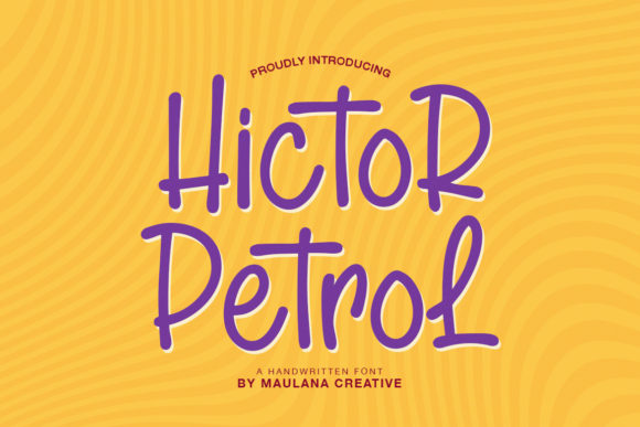 Hictor Petrol: A Handwritten Sans Serif That Feels Human