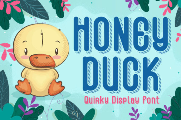 Honey Duck: A Playful Display Font That Delivers Digital Charm