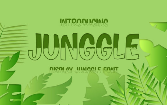 Junggle Display Font for Handmade Creators