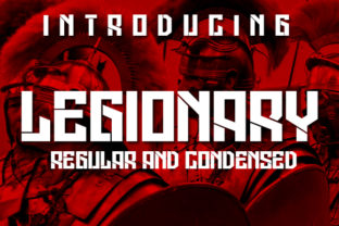 Legionary: A Bold Display Font for Military-Themed Campaigns