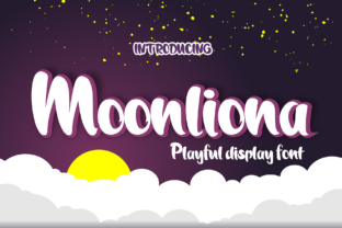 Moonliona: A Playful Display Font for Editorial Charm