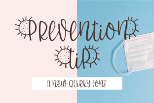 PreventionTip Display Font for Handmade Creators