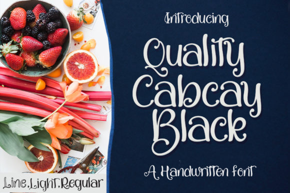 Quality Capcay: A Friendly Handwritten Display Font That Feels Like a Real Conversation