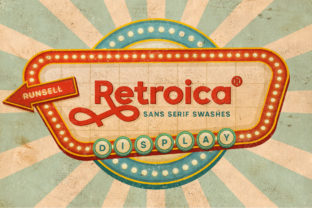 Retroica: A Playfully Nostalgic Display Font for Real Branding Work
