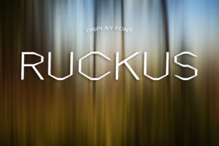 Ruckus: A Display Font That Elevates Real Small Business Branding