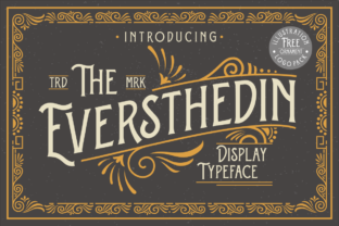 The Eversthedin: A Retro Display Font That Elevates Real Business Branding
