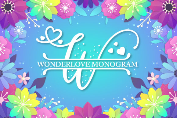 Wonderlove Monogram: A Display Font That Anchors Editorial Mood