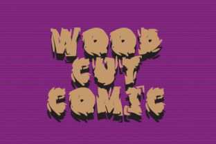 Wood Cut Comic: A Bold Display Font for Campaign Headlines